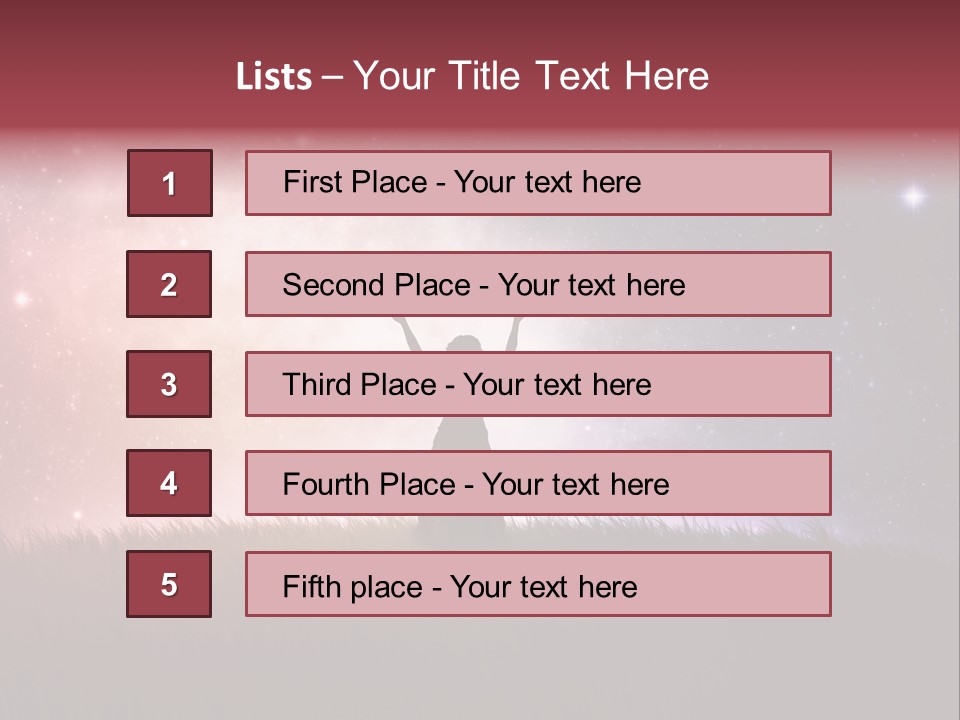 Background People Cheerful PowerPoint Template