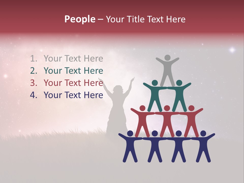 Background People Cheerful PowerPoint Template