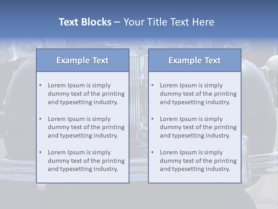 El Monte Airport Antique PowerPoint Template
