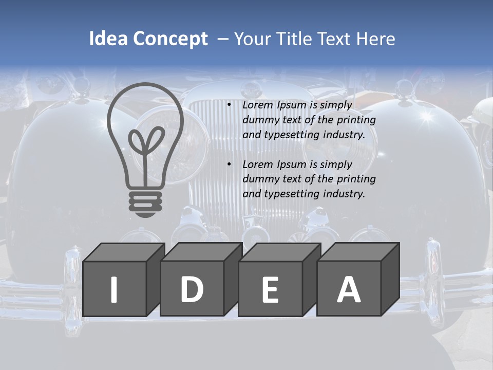 El Monte Airport Antique PowerPoint Template