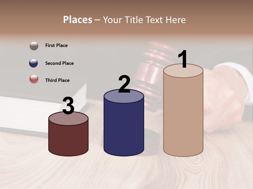 Guilt Male Judge PowerPoint Template