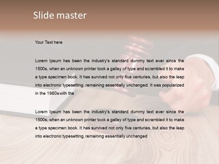 Guilt Male Judge PowerPoint Template