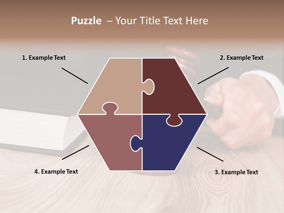 Guilt Male Judge PowerPoint Template