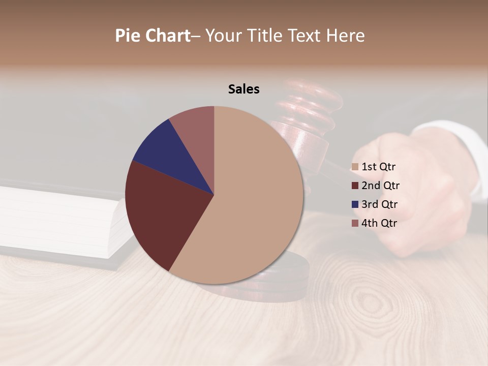Guilt Male Judge PowerPoint Template