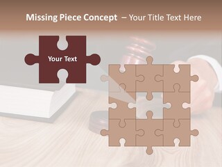 Guilt Male Judge PowerPoint Template