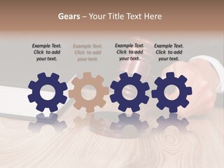 Guilt Male Judge PowerPoint Template