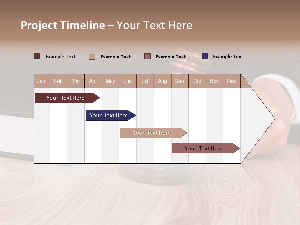 Guilt Male Judge PowerPoint Template