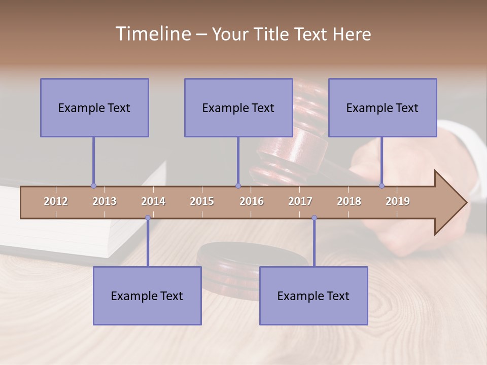 Guilt Male Judge PowerPoint Template