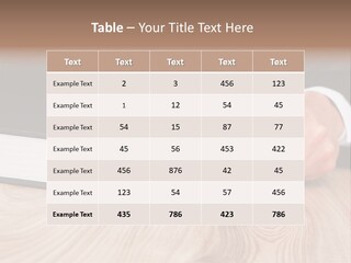 Guilt Male Judge PowerPoint Template