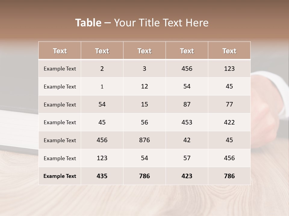 Guilt Male Judge PowerPoint Template