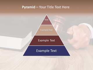 Guilt Male Judge PowerPoint Template