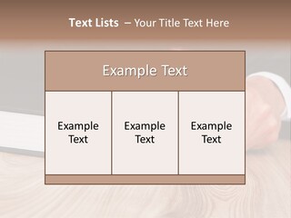 Guilt Male Judge PowerPoint Template