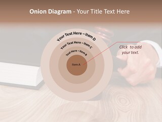 Guilt Male Judge PowerPoint Template