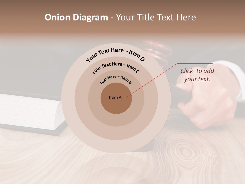 Guilt Male Judge PowerPoint Template