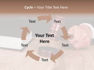 Guilt Male Judge PowerPoint Template