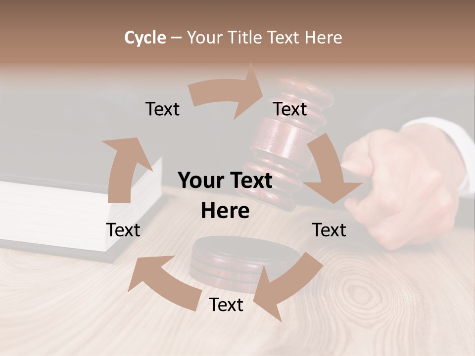 Guilt Male Judge PowerPoint Template