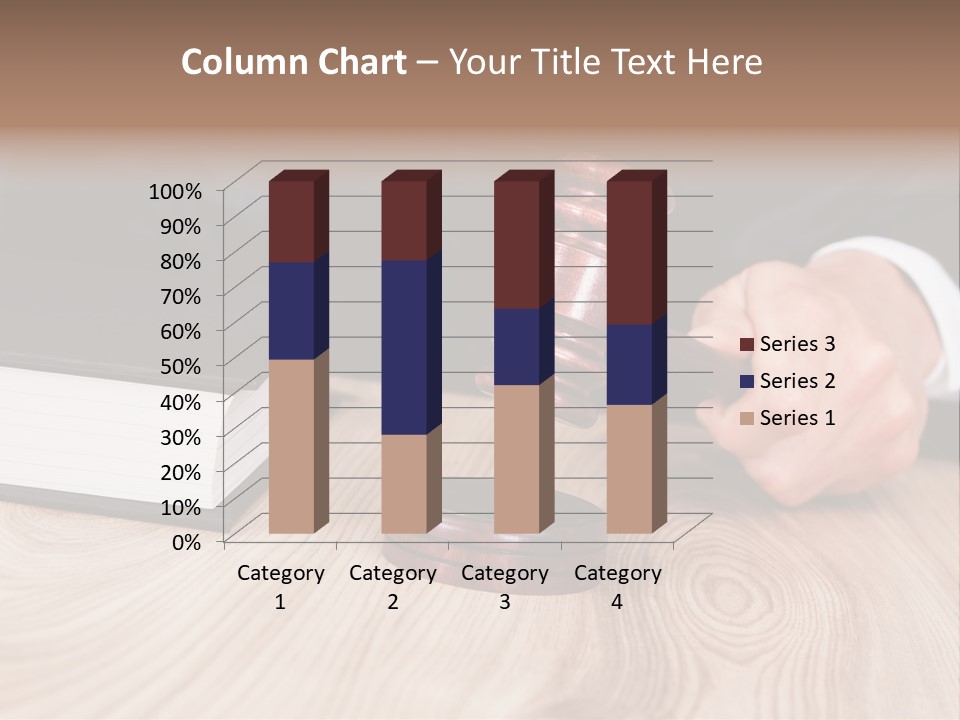 Guilt Male Judge PowerPoint Template