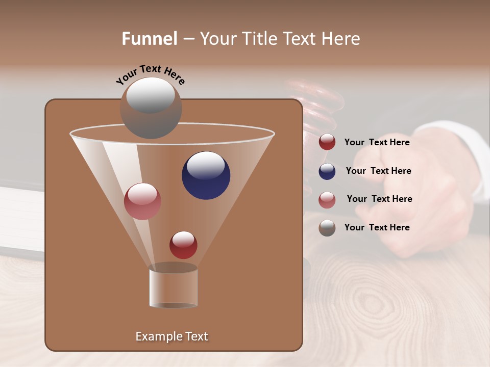 Guilt Male Judge PowerPoint Template
