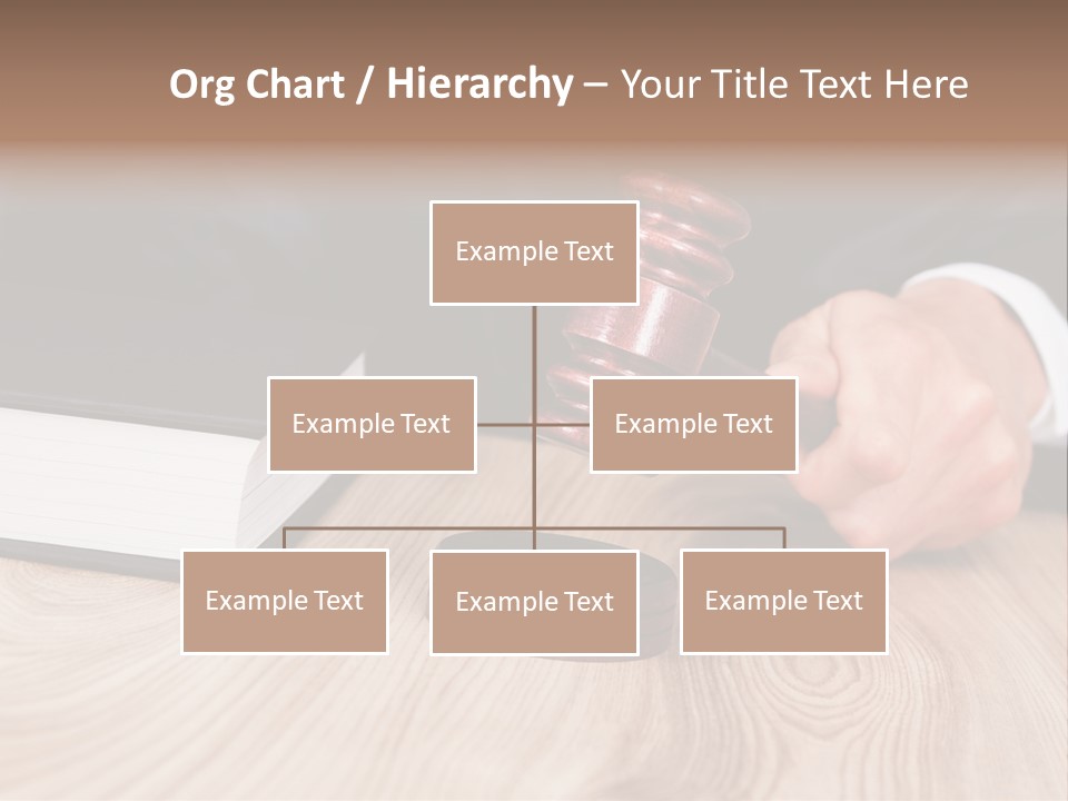Guilt Male Judge PowerPoint Template