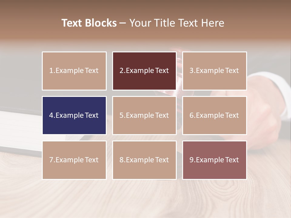 Guilt Male Judge PowerPoint Template