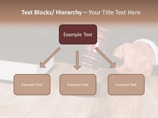 Guilt Male Judge PowerPoint Template