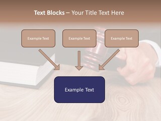 Guilt Male Judge PowerPoint Template