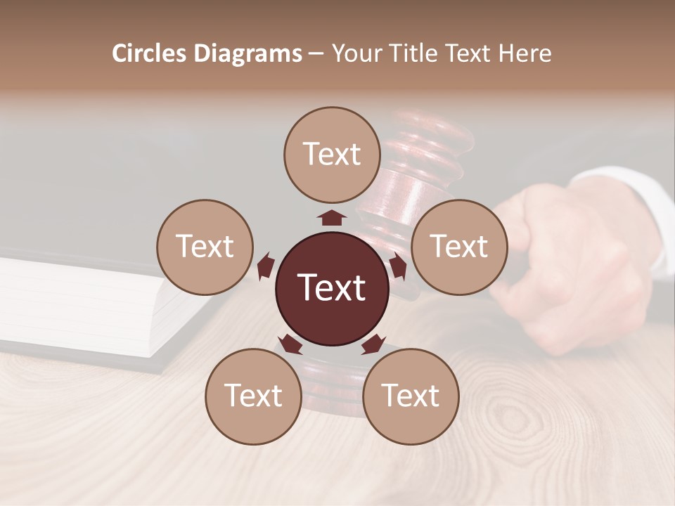 Guilt Male Judge PowerPoint Template