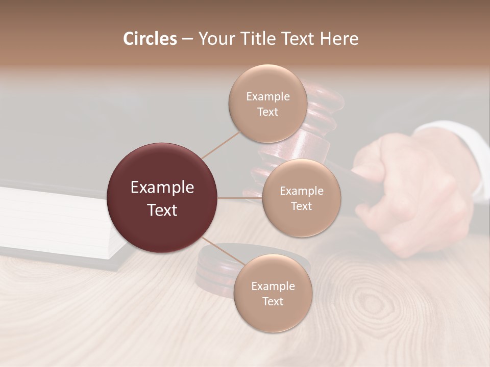 Guilt Male Judge PowerPoint Template