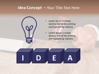 Guilt Male Judge PowerPoint Template