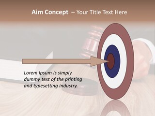 Guilt Male Judge PowerPoint Template