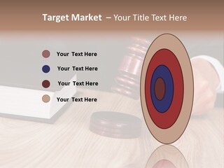 Guilt Male Judge PowerPoint Template