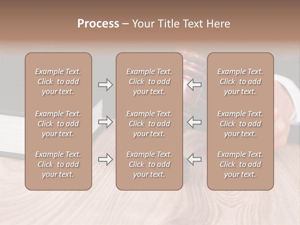 Guilt Male Judge PowerPoint Template