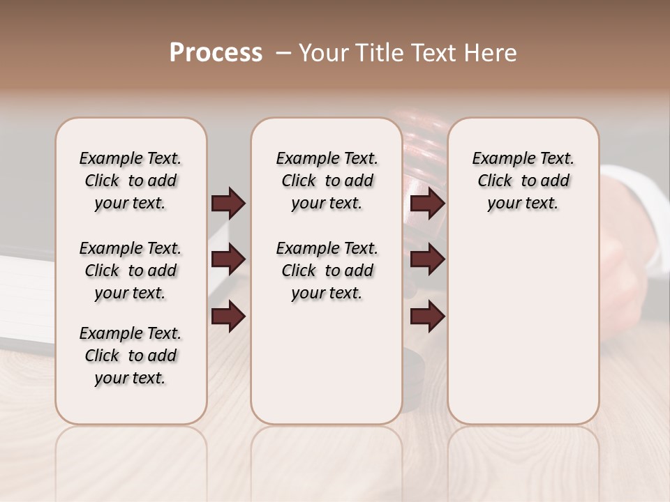 Guilt Male Judge PowerPoint Template