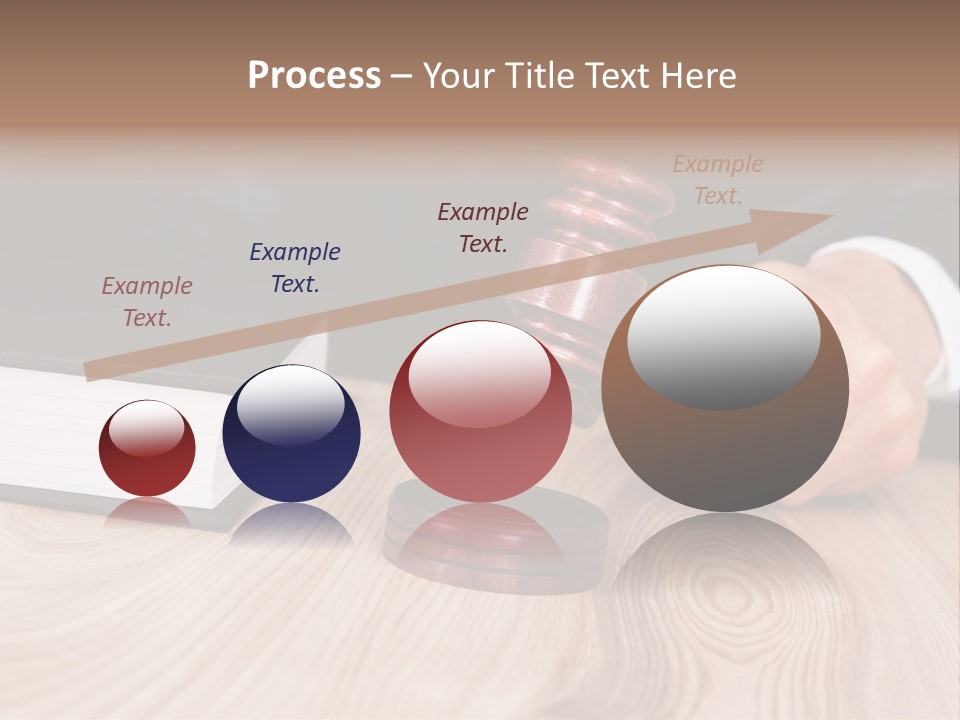 Guilt Male Judge PowerPoint Template