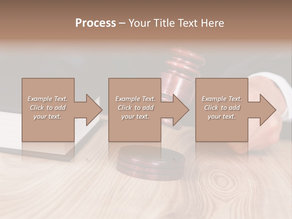 Guilt Male Judge PowerPoint Template