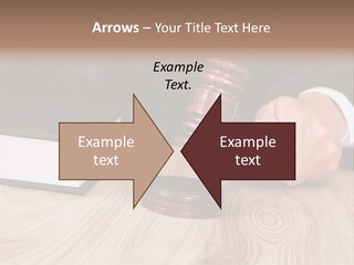 Guilt Male Judge PowerPoint Template