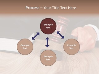 Guilt Male Judge PowerPoint Template