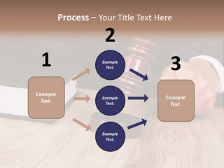 Guilt Male Judge PowerPoint Template