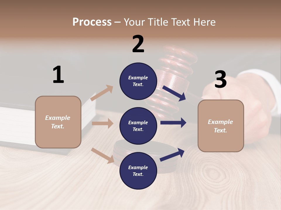 Guilt Male Judge PowerPoint Template