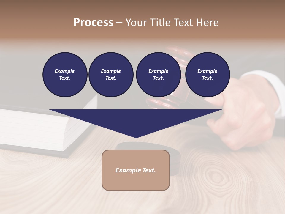 Guilt Male Judge PowerPoint Template