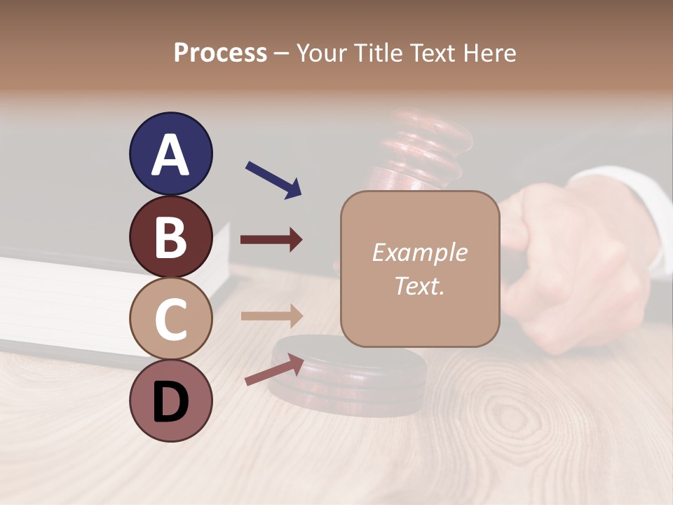 Guilt Male Judge PowerPoint Template