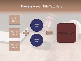 Guilt Male Judge PowerPoint Template