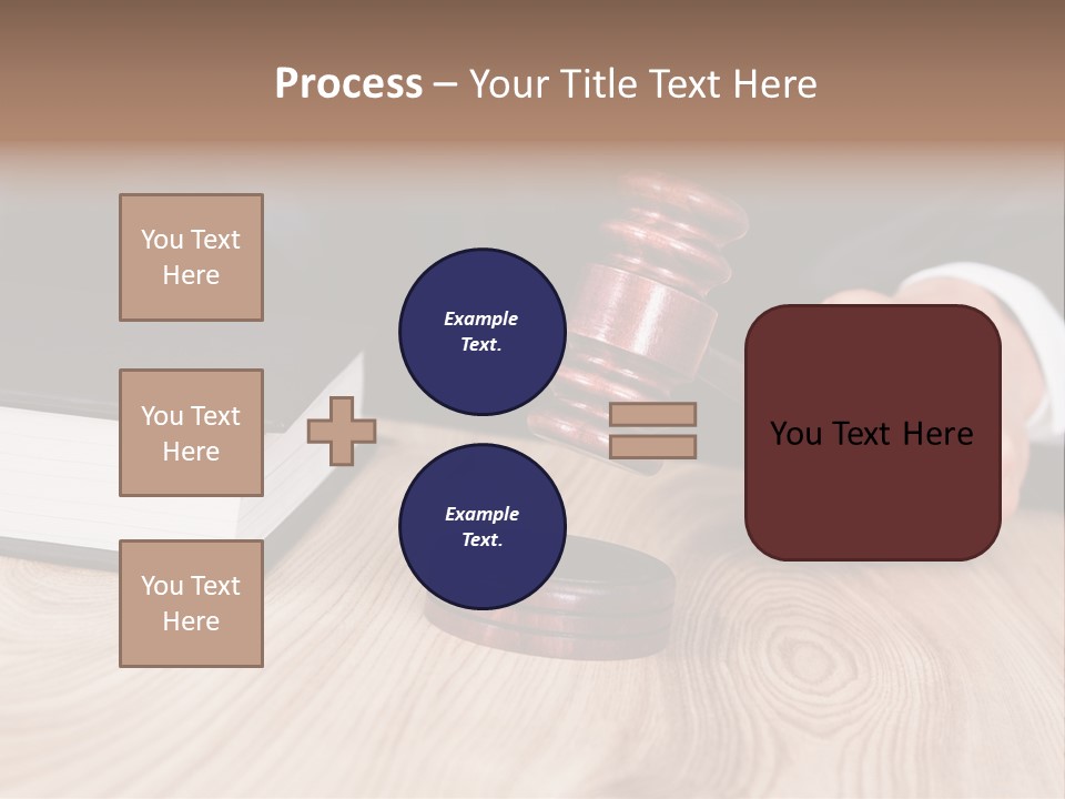 Guilt Male Judge PowerPoint Template