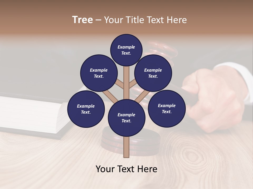 Guilt Male Judge PowerPoint Template