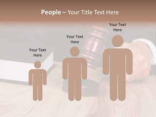 Guilt Male Judge PowerPoint Template
