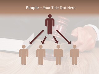 Guilt Male Judge PowerPoint Template