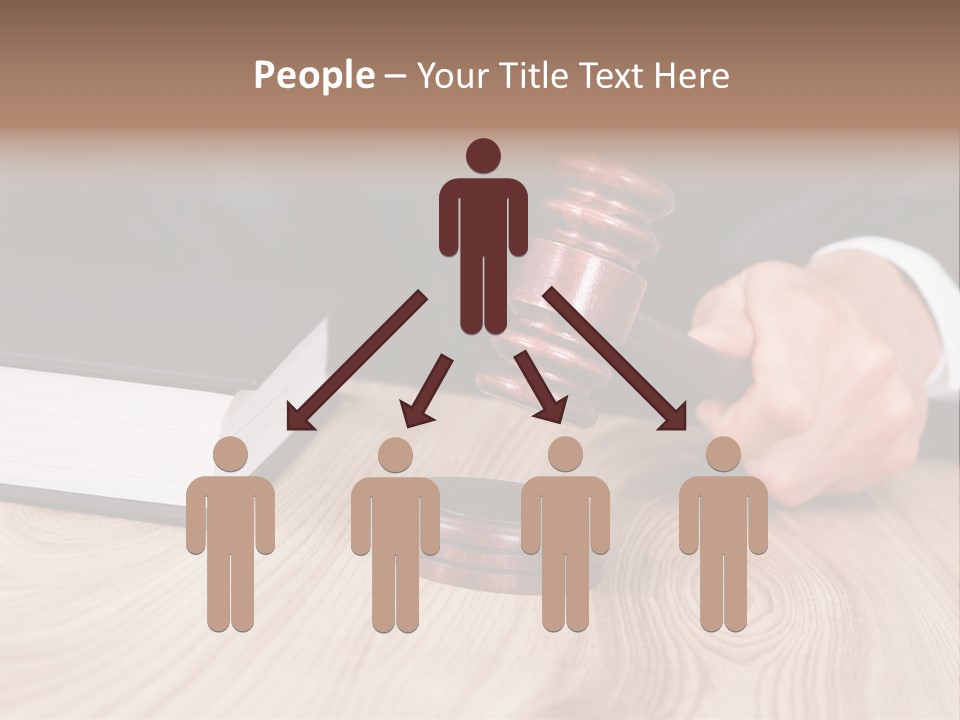 Guilt Male Judge PowerPoint Template