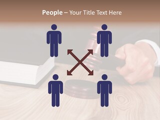 Guilt Male Judge PowerPoint Template