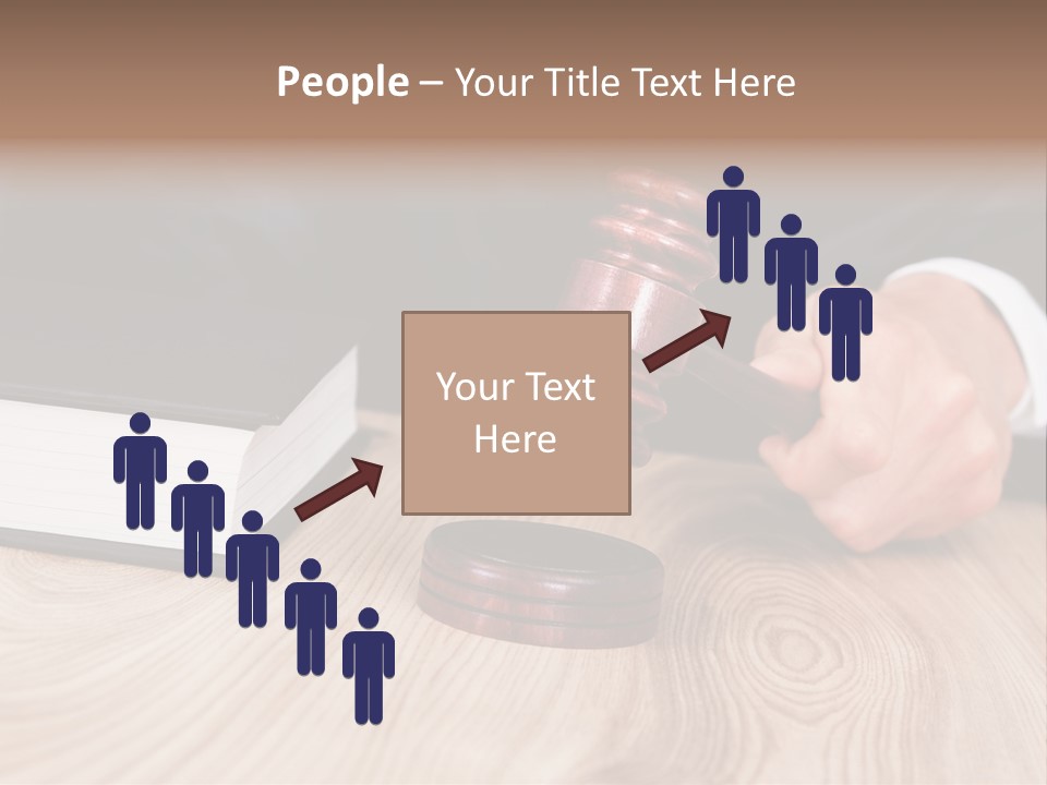 Guilt Male Judge PowerPoint Template