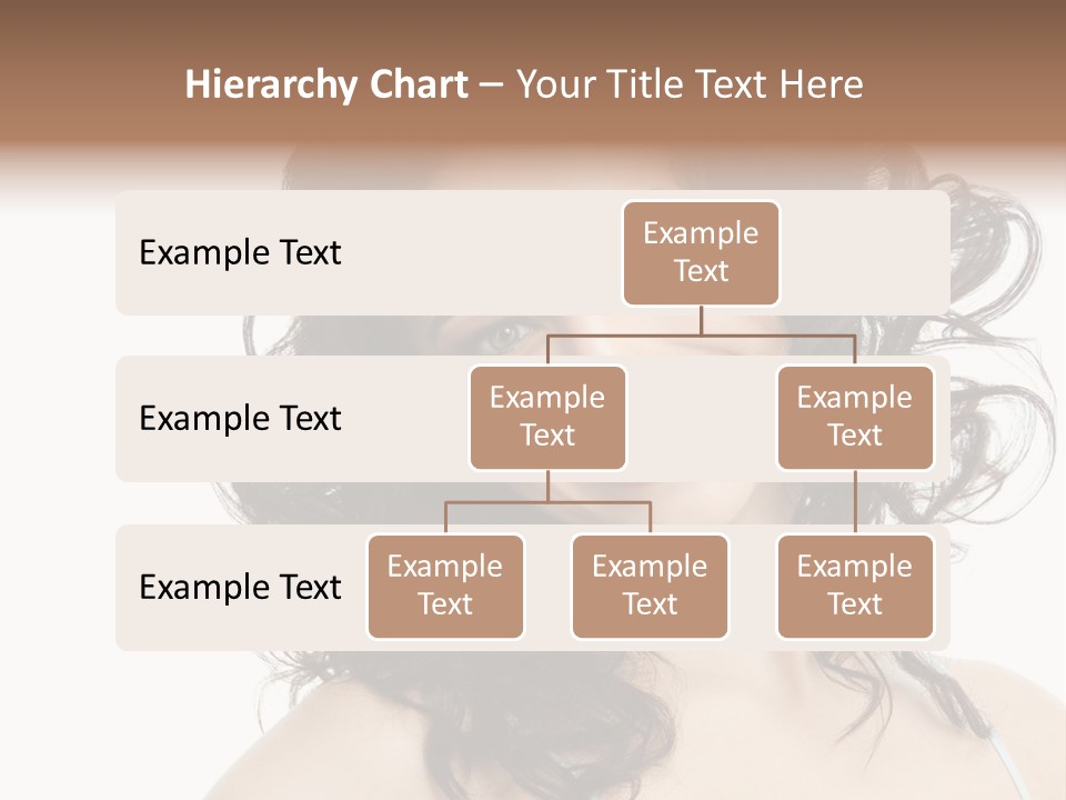 A Woman With A Smile On Her Face PowerPoint Template